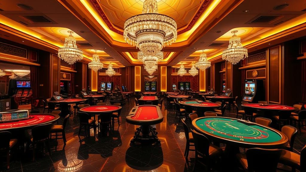 วงล้อสล็อตหมุนพร้อมสัญลักษณ์สว่างไสว