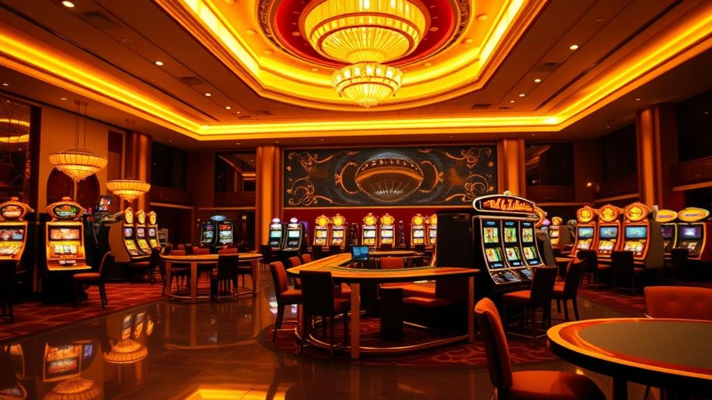 มือถือแสดงหน้าจอเกมสล็อตสุดล้ำ พร้อมปุ่มเดิมพันชัดเจน