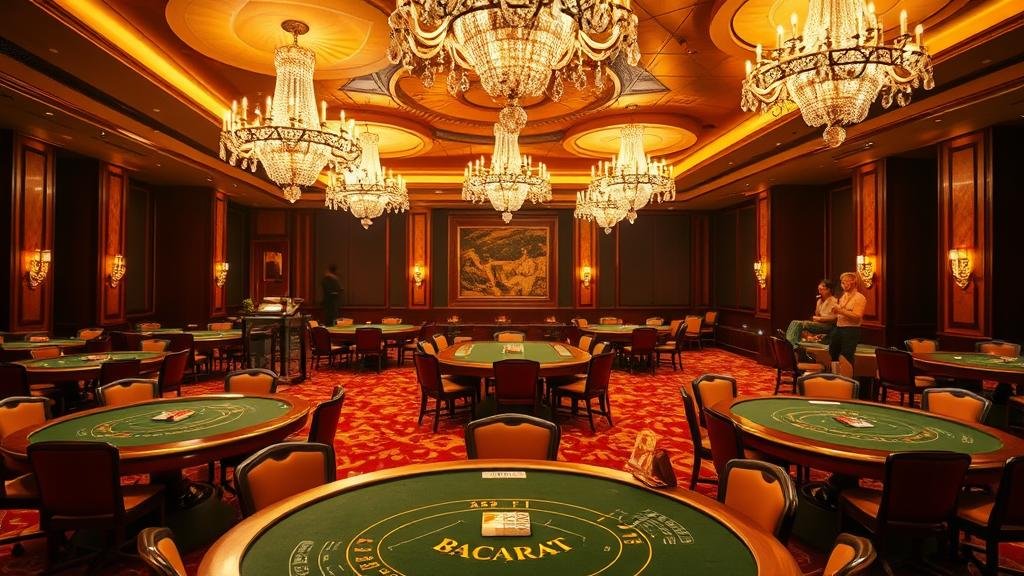 หน้าจออินเทอร์เฟซบาคาร่าออโต้พร้อมระบบจัดการงบประมาณ