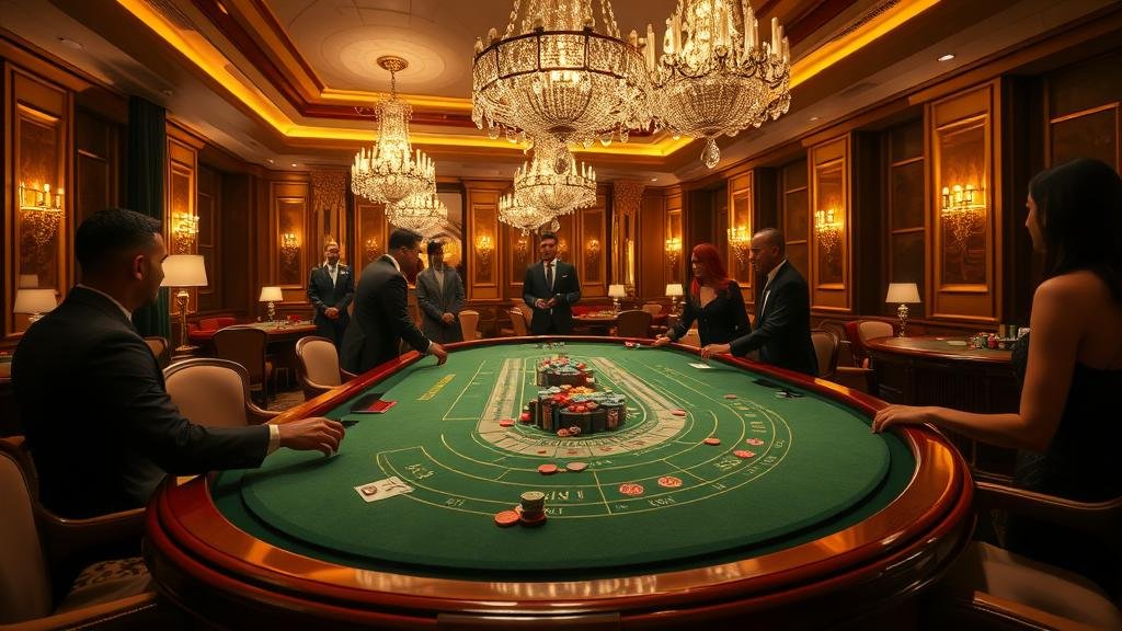 หน้าจอแสดงเค้าไพ่บาคาร่าแบบต่างๆ