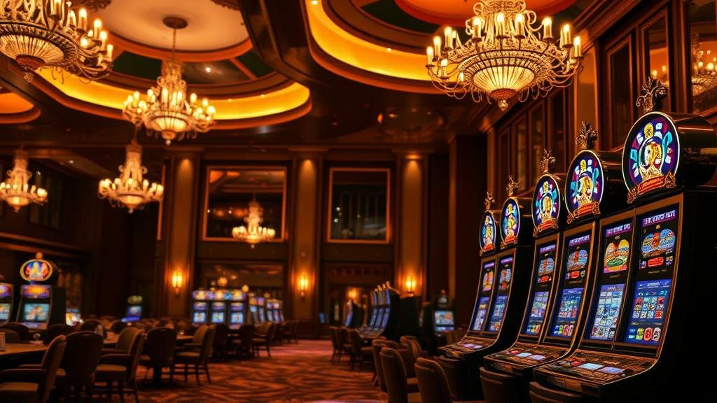 มือผู้เล่นกำลังปรับเบทสล็อตบนหน้าจอเกม