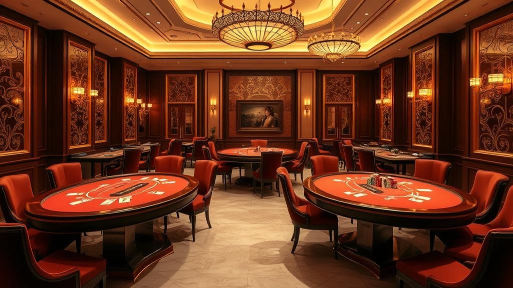 หน้าจอแท็บเล็ตแสดงเกมบาคาร่าสดพร้อมสถิติ