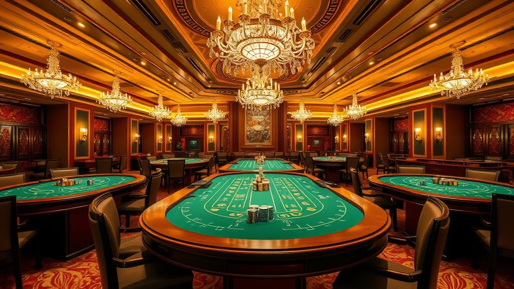 การวางชิปบนโต๊ะบาคาร่าวีไอพี