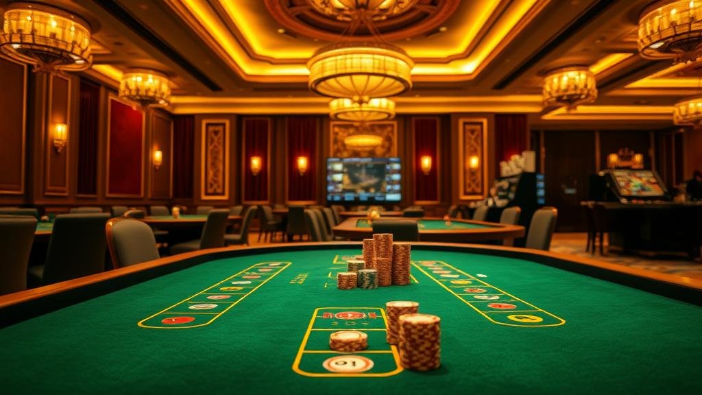 ภาพสัญลักษณ์แห่งความสำเร็จและการทำกำไรในเกมบาคาร่า