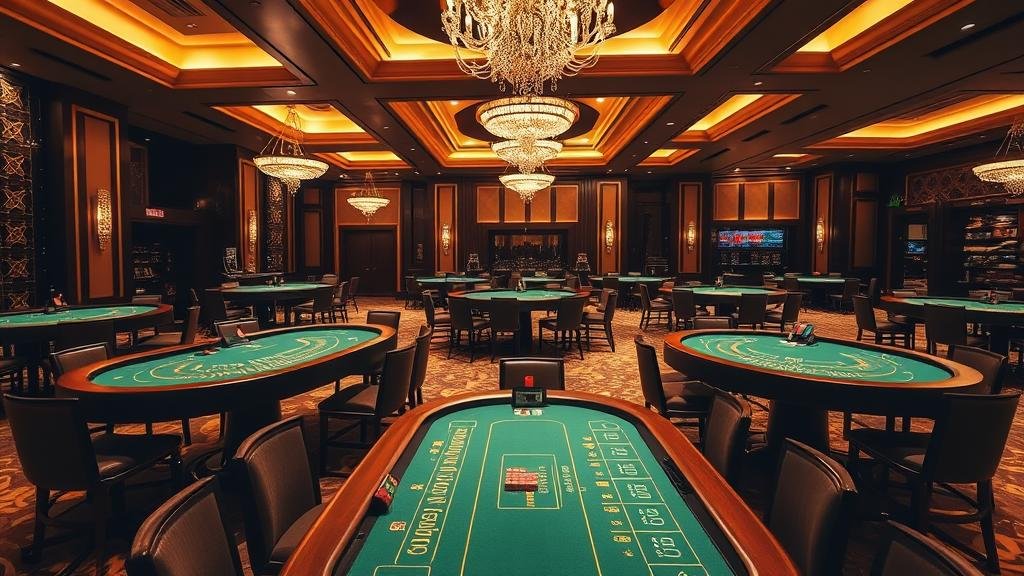 อินเตอร์เฟซบาคาร่าบนแท็บเล็ต แสดงเค้าไพ่และสถิติ