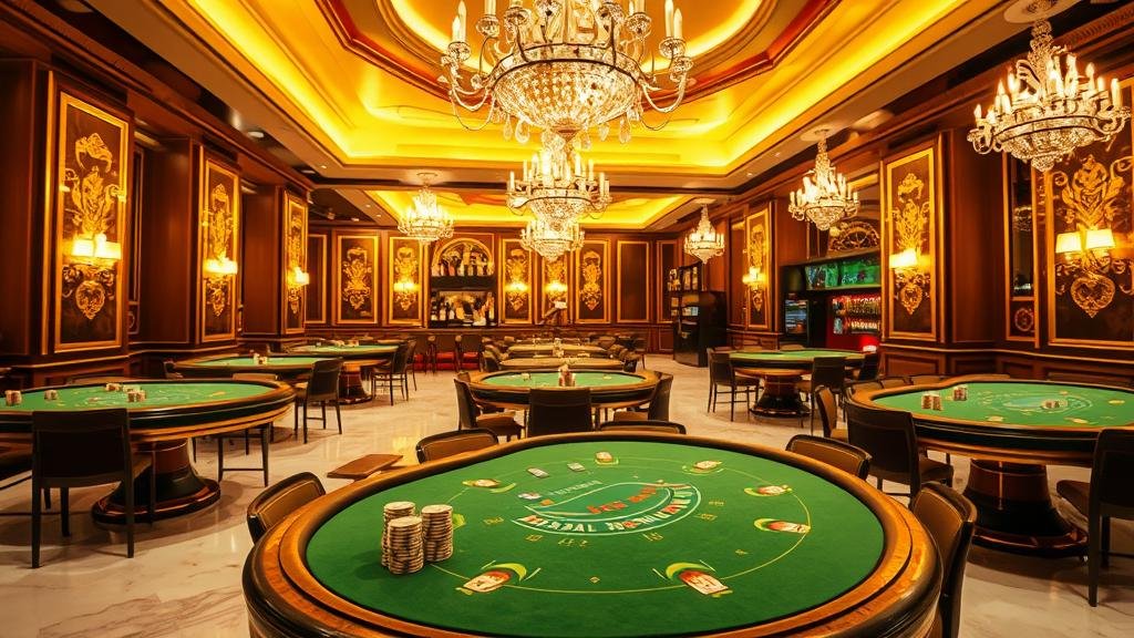 นักพนันฉลองชัยชนะในเกมบาคาร่าสด