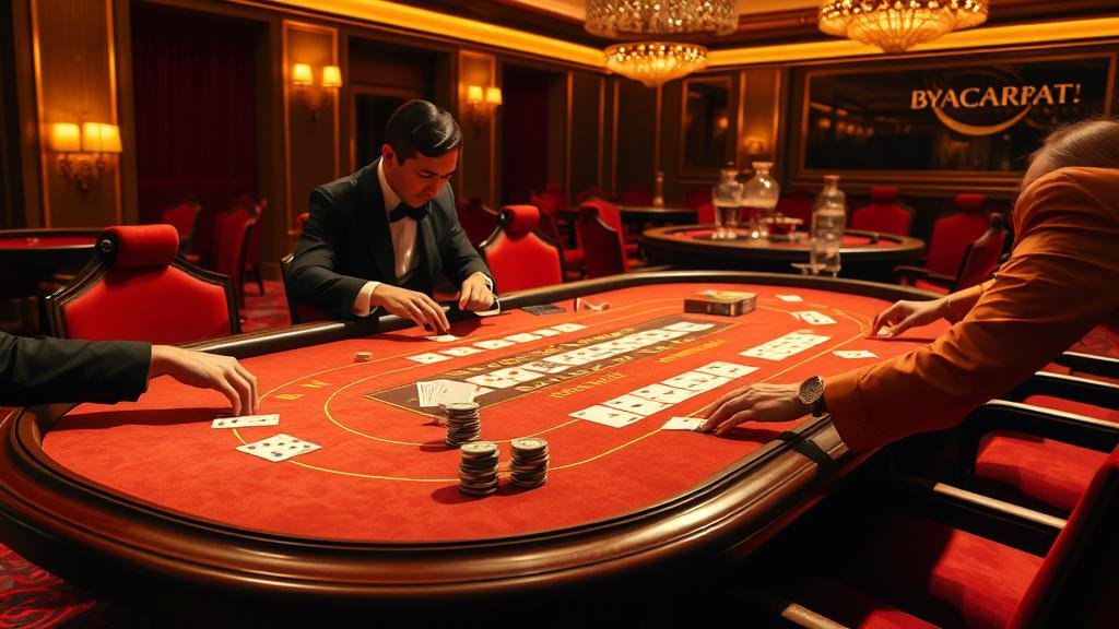 หน้าจอแสดงผลเค้าไพ่บาคาร่า รูปแบบสองตัด