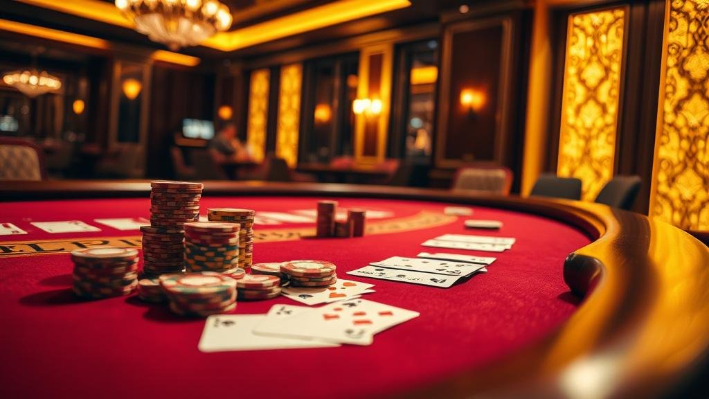 นักพนันกำลังพิจารณาการวางเดิมพันบาคาร่า