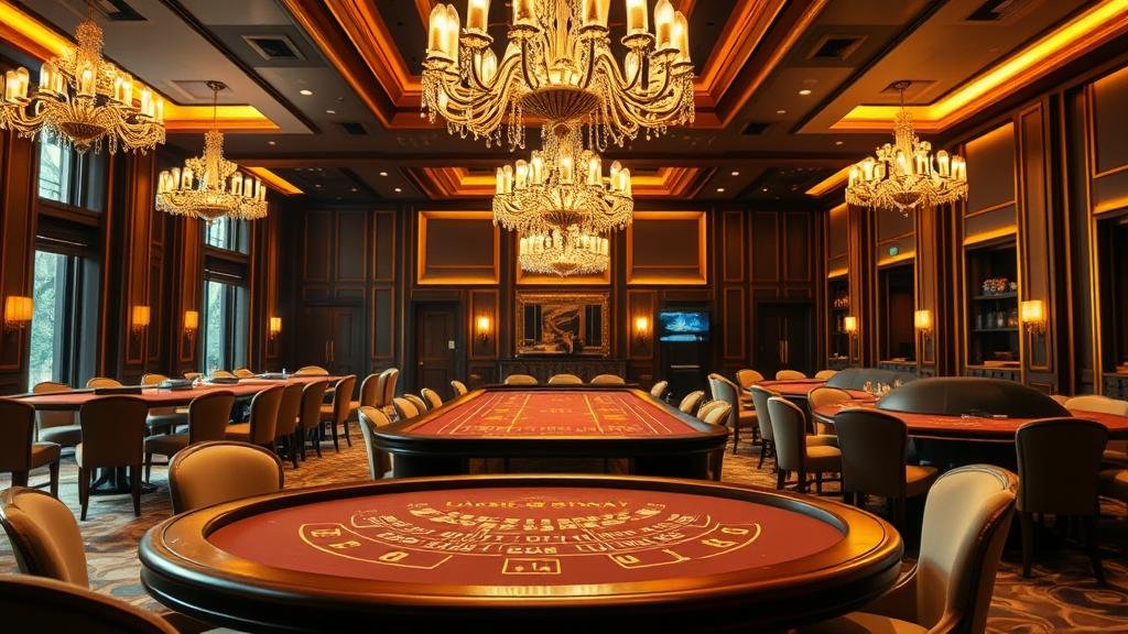 มือผู้เล่นกำลังวางเดิมพันบาคาร่าพร้อมชิปและไพ่