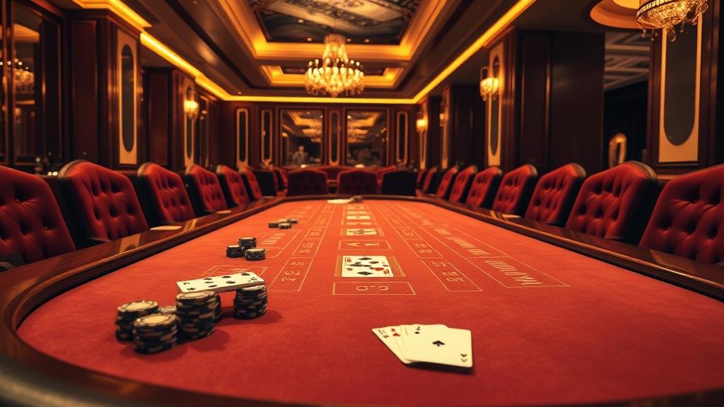 การวางชิปเดิมพันในเกมบาคาร่า