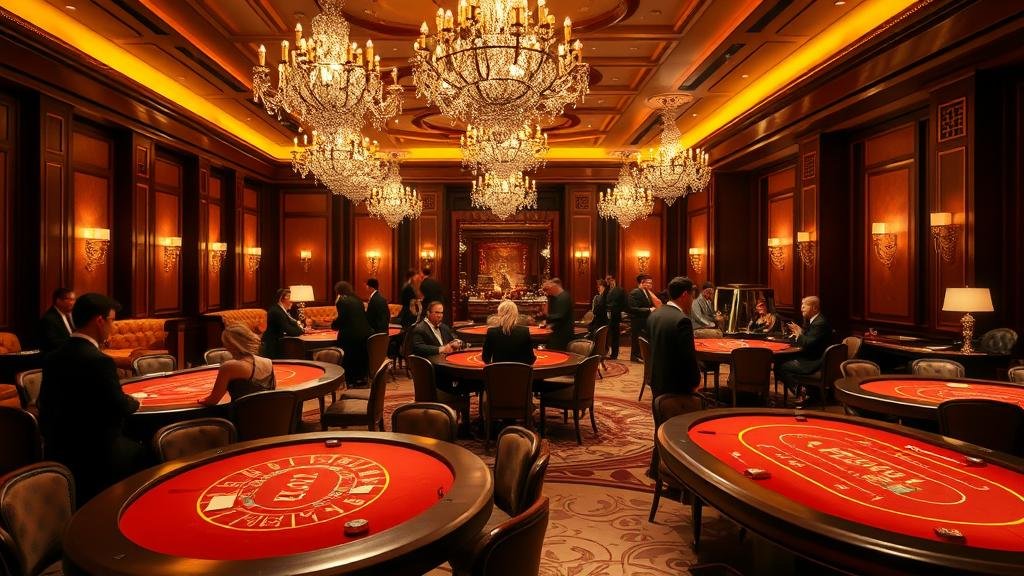 หน้าจอเดสก์ท็อปแสดงบาคาร่าหลายโต๊ะจาก N2Live