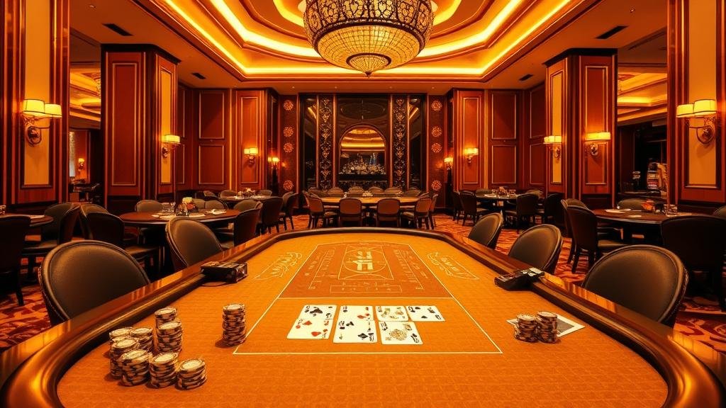 ผู้เล่นบาคาร่าใช้แท็บเล็ตวางเดิมพันในเกม