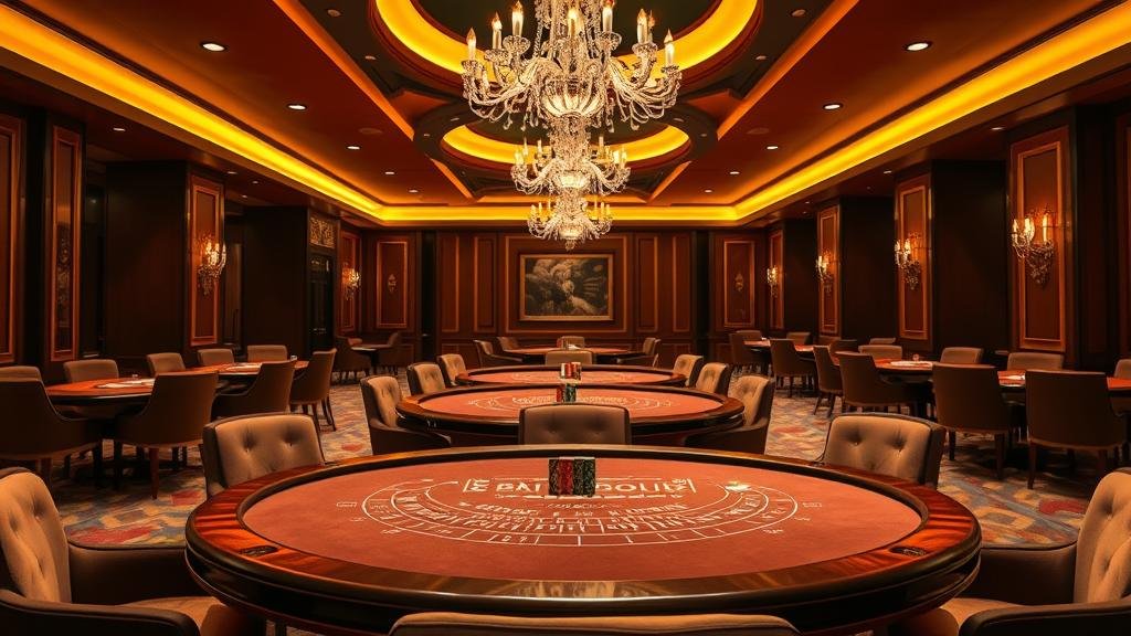 หน้าจอแสดงอัตราจ่ายและสถิติบาคาร่า