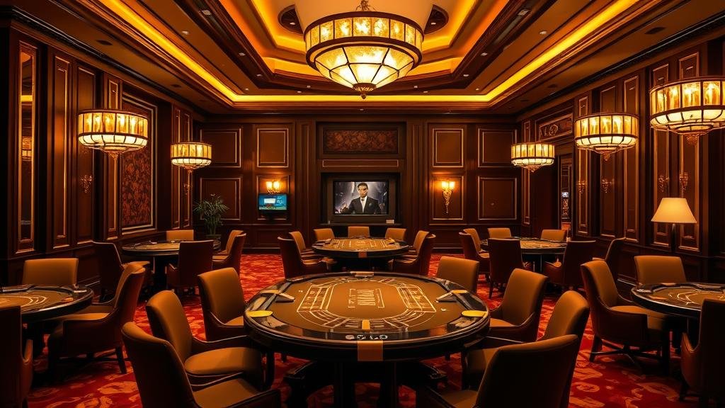 การวางเดิมพันบาคาร่าด้วยชิปจำนวนมากในคาสิโนหรู