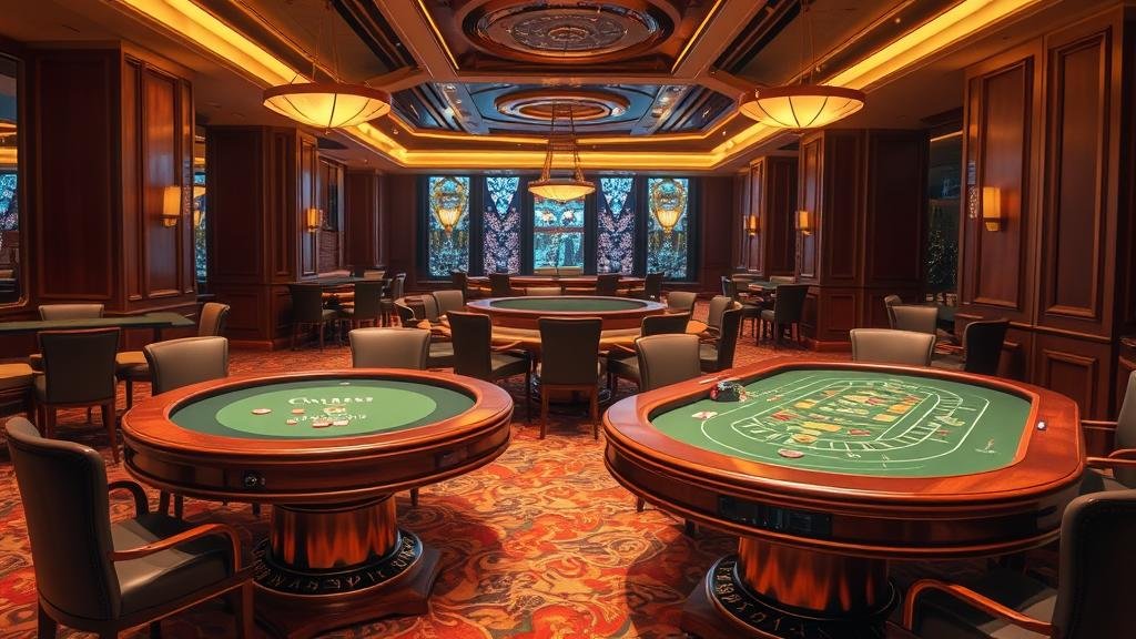 นักเดิมพันวางชิปบนโต๊ะบาคาร่า AE สปีด