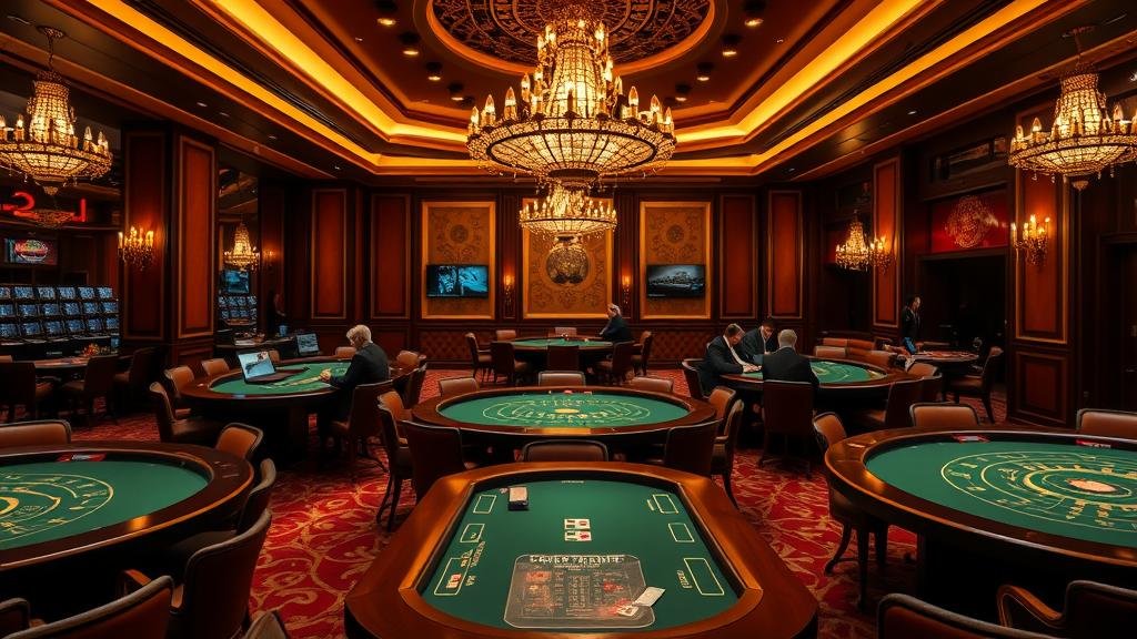 เปรียบเทียบหน้าจอห้องบาคาร่าจาก DreamGaming และ Big Gaming