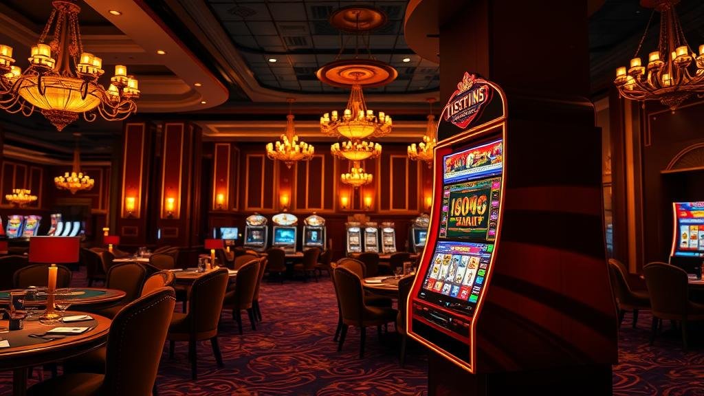 มือถือแสดงหน้าจอเกมสล็อต Habanero พร้อมปุ่มซื้อสปิน