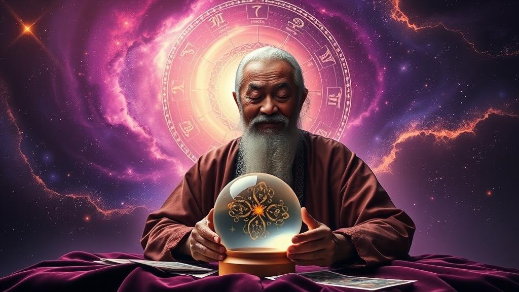 อินโฟกราฟิกแสดงสถิติหวยและแผนภูมิโหราศาสตร์ ผสมผสานข้อมูลและสัญลักษณ์จักรราศี