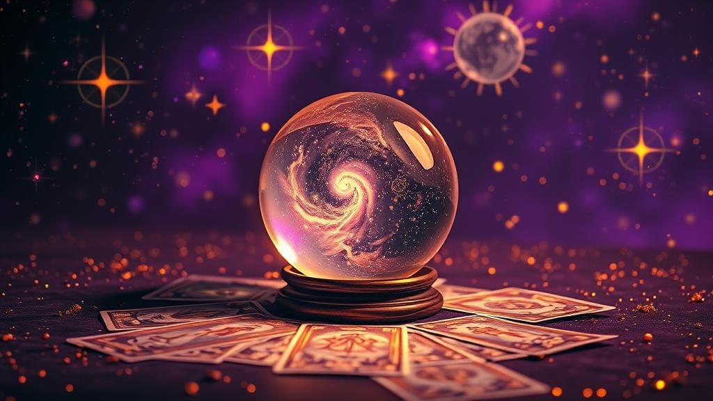 เครื่องมือคำนวณทางโหราศาสตร์โบราณ (Astrolabe) พร้อมไพ่ยิปซี