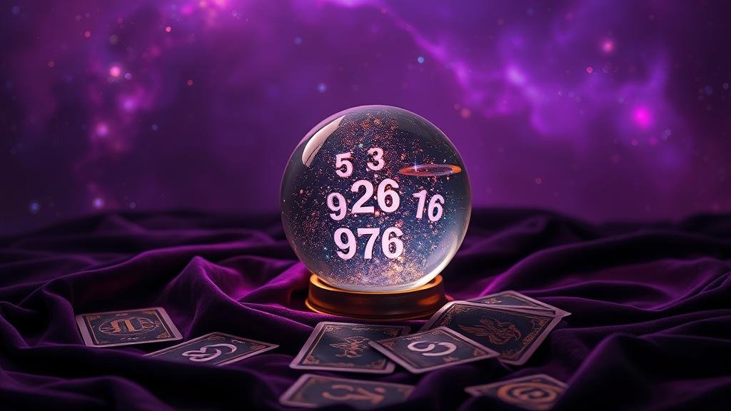 แผนภูมิแสดงแนวโน้มตลาดหุ้น พร้อมตัวเลขสถิติและสัญลักษณ์โหราศาสตร์