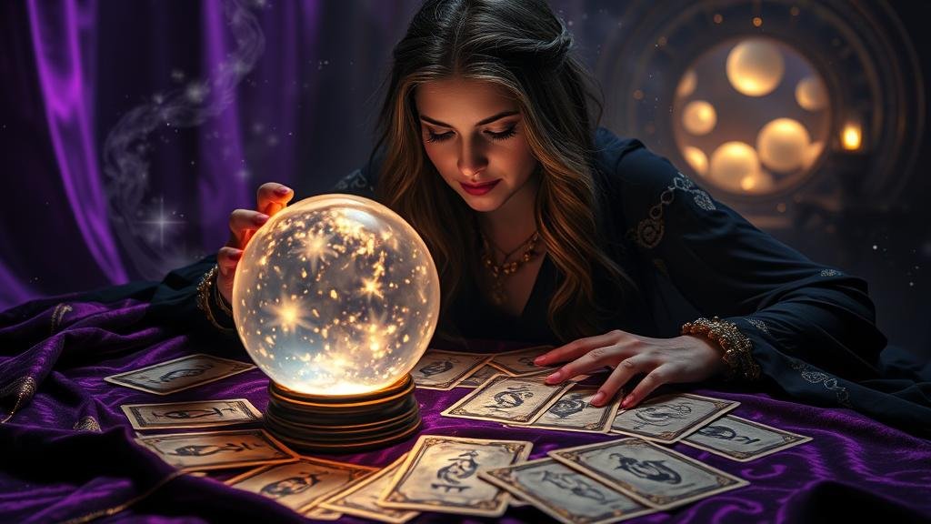 กราฟหุ้นและตัวเลขสถิติหวยพร้อมสัญลักษณ์โหราศาสตร์