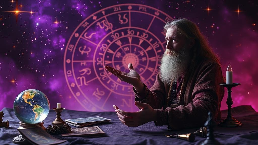 ภาพลูกแก้วทำนายโชค เชื่อมโยงกับสัญลักษณ์จักรราศี