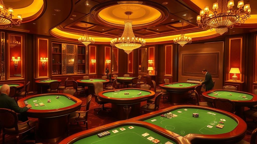 เปรียบเทียบหน้าจอห้องบาคาร่า SA Gaming และ Playtech