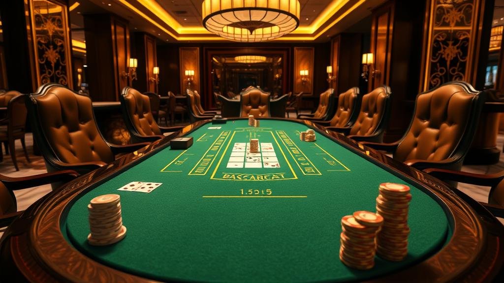 ภาพระบบออโต้สำหรับการเล่นบาคาร่า