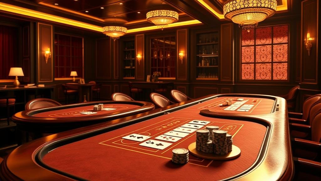 ดีลเลอร์มืออาชีพกำลังแจกไพ่บาคาร่า