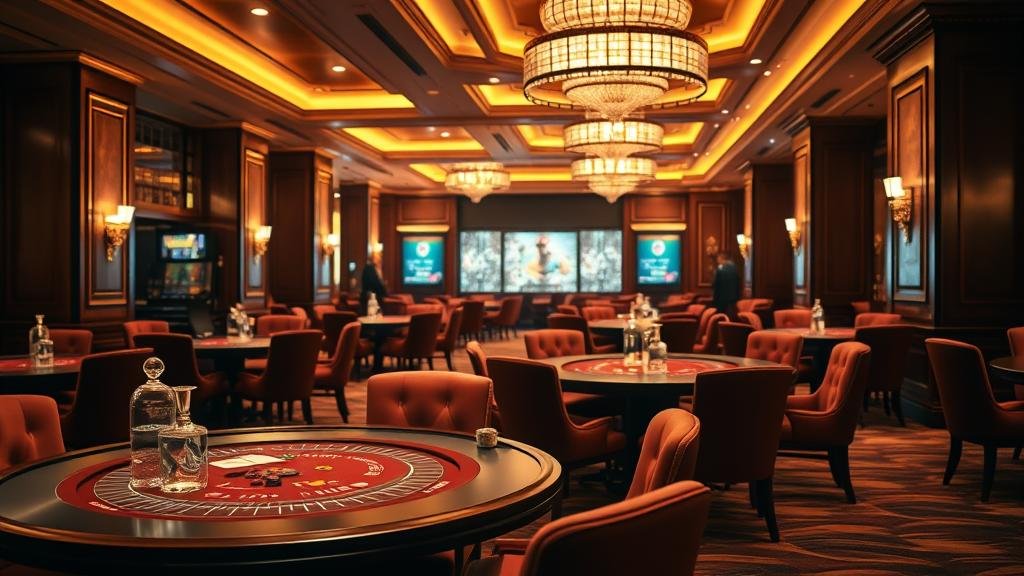 ดีลเลอร์สาวสวยกำลังแจกไพ่บาคาร่าสด