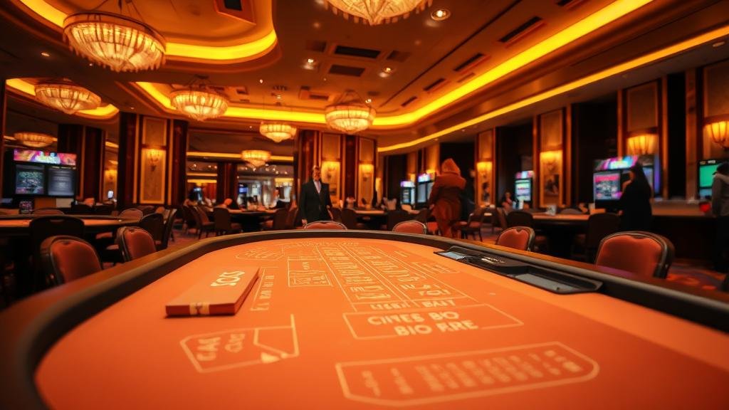 หน้าจอแสดงสถิติบาคาร่าสดและตัวเลือกการเดิมพัน