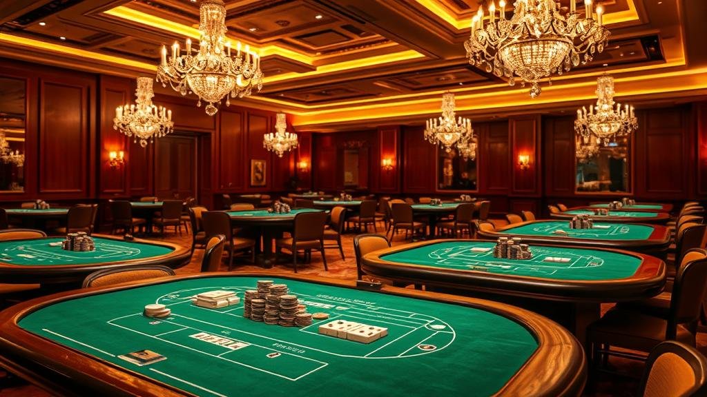 ดีลเลอร์ Ezugi กำลังแจกไพ่บาคาร่าในโหมดหลายมุมกล้อง