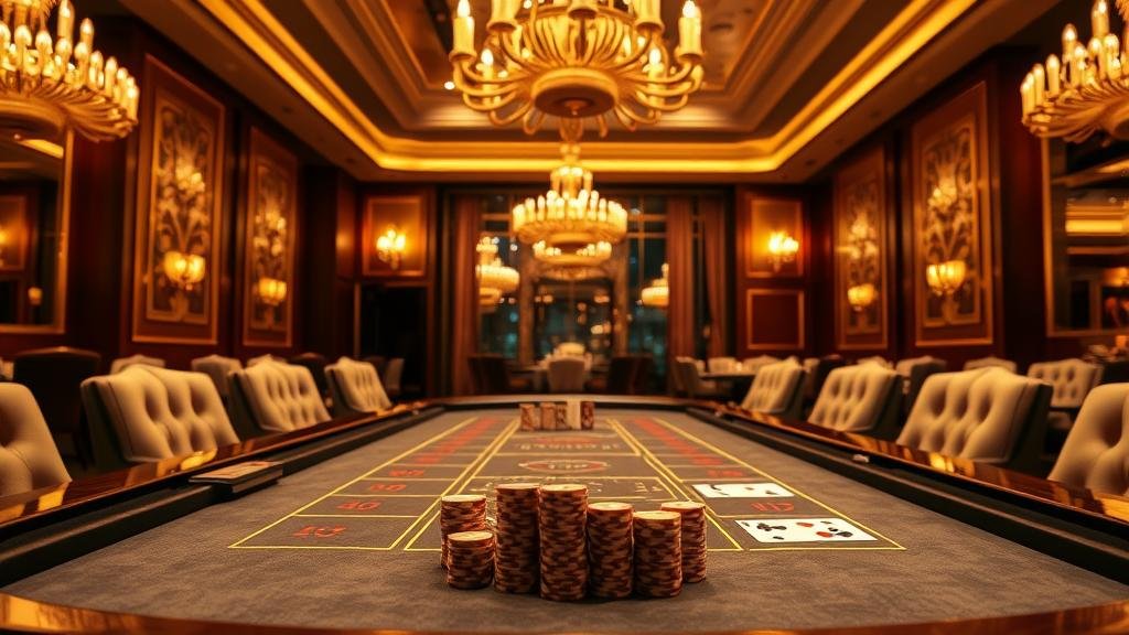 ดีลเลอร์บาคาร่ามืออาชีพกำลังแจกไพ่