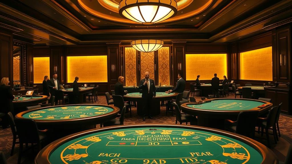 หน้าจอเกมบาคาร่า SA Gaming พร้อมตัวเลือกการเดิมพัน