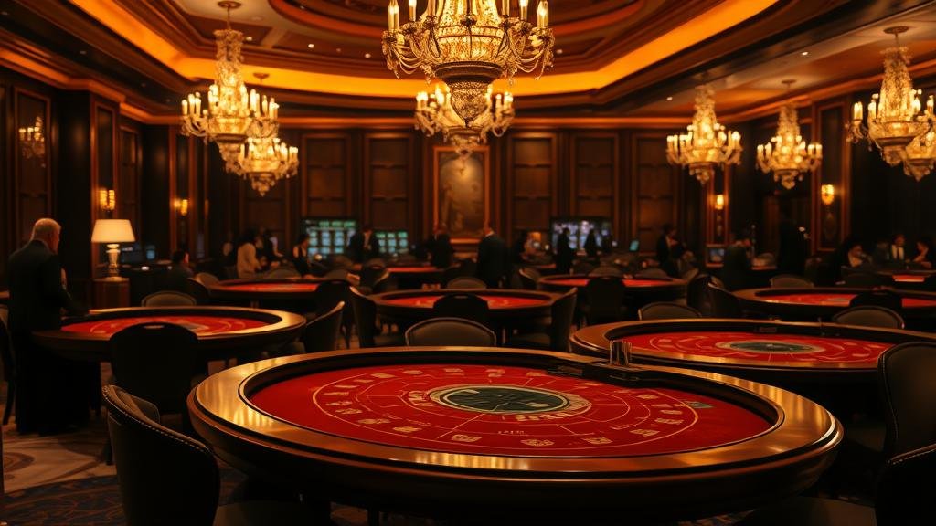 ดีลเลอร์บาคาร่ามืออาชีพกำลังแจกไพ่