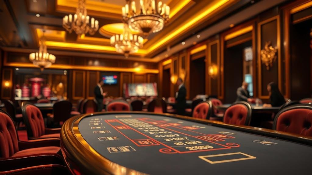 หน้าจอคอมพิวเตอร์แสดงสถิติบาคาร่าและเกมสด