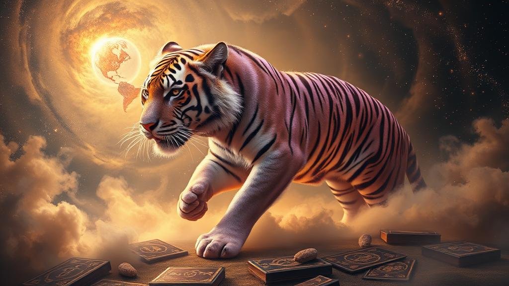 ฝันเห็นเสือเผือก สัญลักษณ์แห่งโชคลาภและความบริสุทธิ์