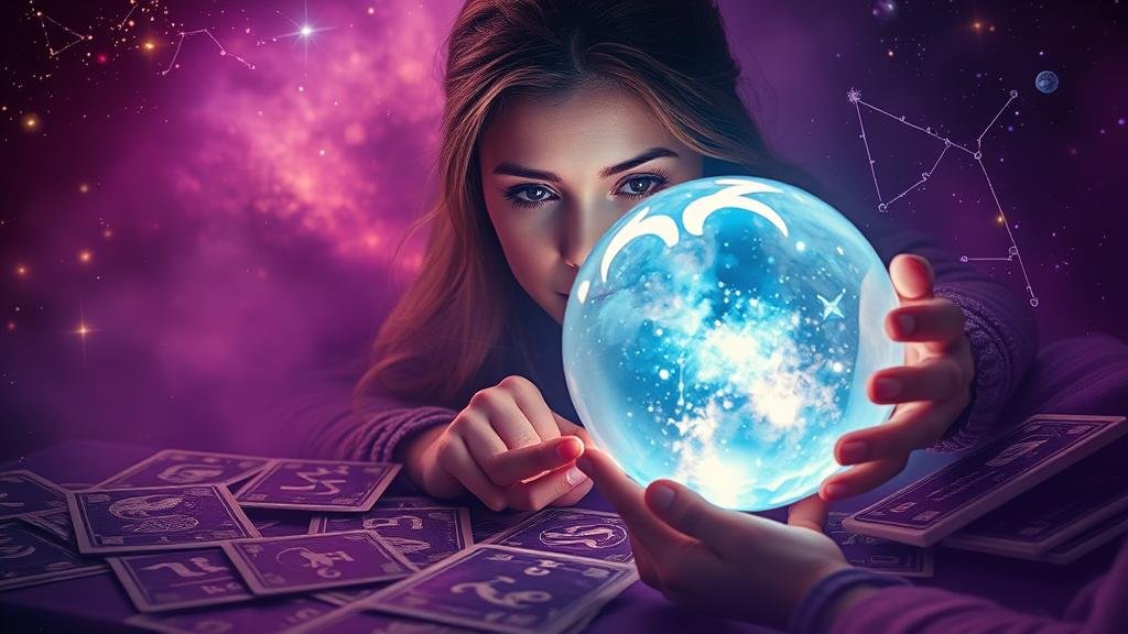 แผนที่ดวงดาวซ้อนทับบนมือถือที่แสดงแอปหวย