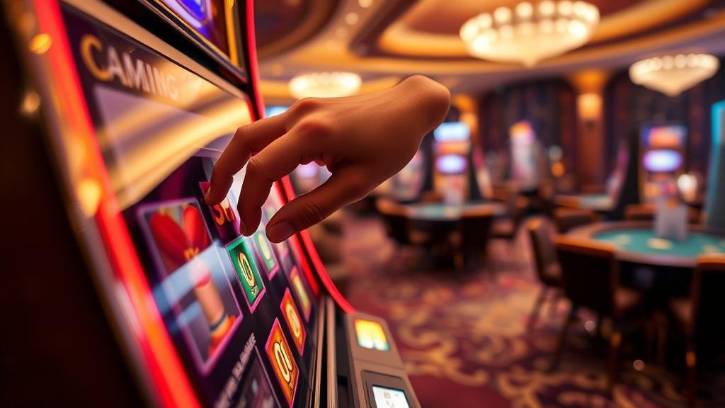 ปุ่มซื้อสปินบนหน้าจอเกมสล็อต