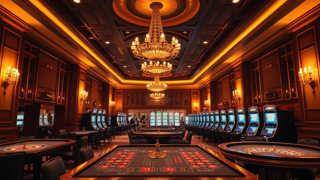 ผู้เล่นกำลังเล่นสล็อต GameArt บนแท็บเล็ต