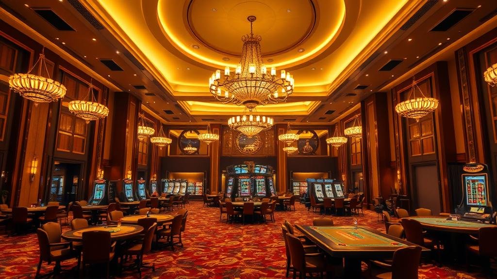 นักพนันมืออาชีพฉลองชัยชนะในคาสิโนหรู