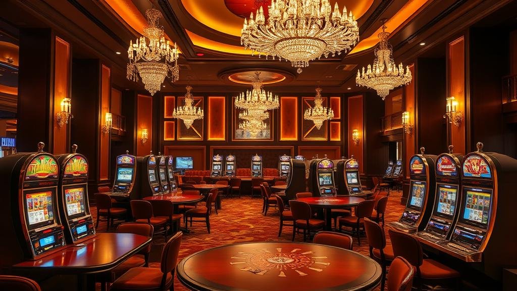 ภาพหน้าจอเกมสล็อต แสดงเส้นเพลย์ไลน์และสัญลักษณ์ที่ชนะ