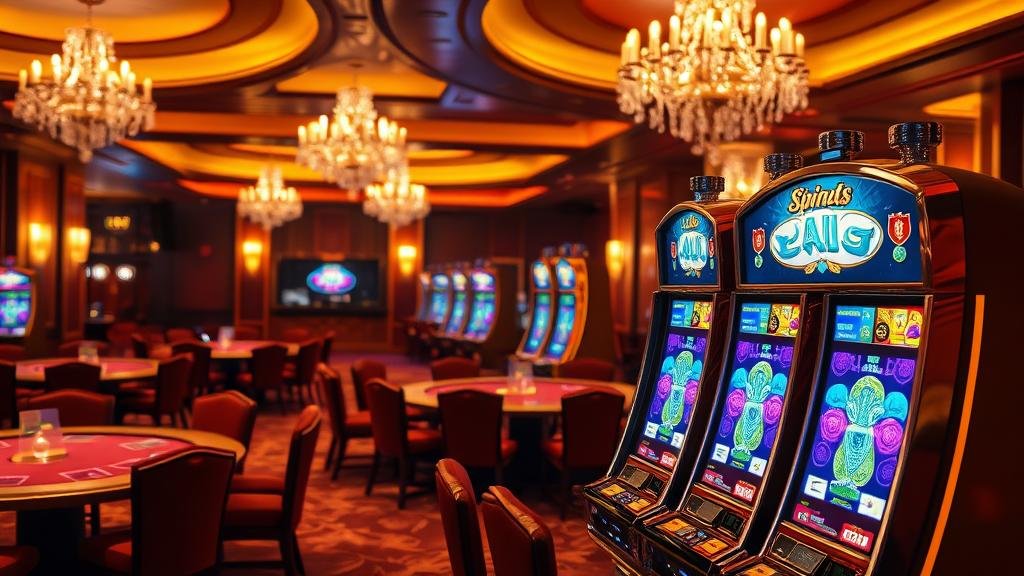 หน้าจอเกมสล็อตแสดงปุ่มซื้อฟรีสปิน