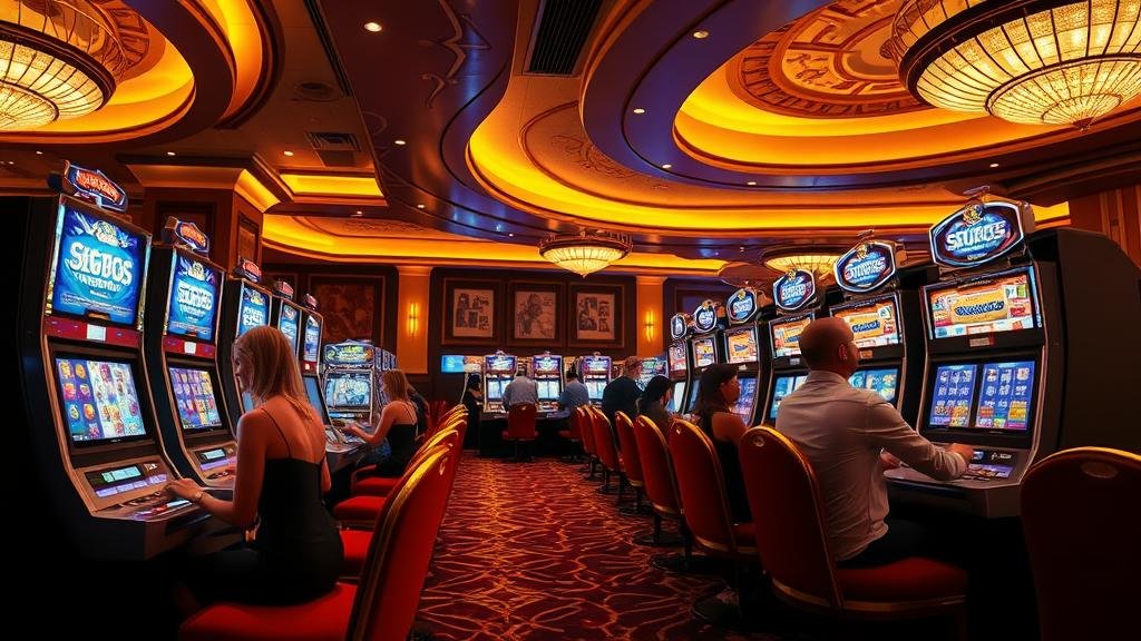 หน้าจอเกมสล็อต Booming Games แสดงสัญลักษณ์ตัวคูณและชัยชนะ