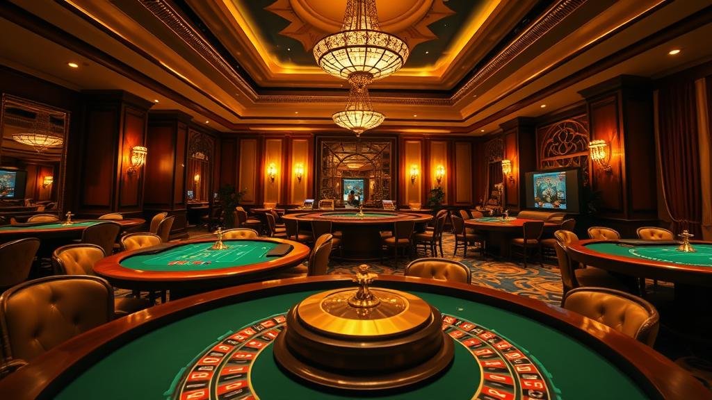 สัญลักษณ์สล็อตที่ชนะพร้อมเหรียญทองไหลลง