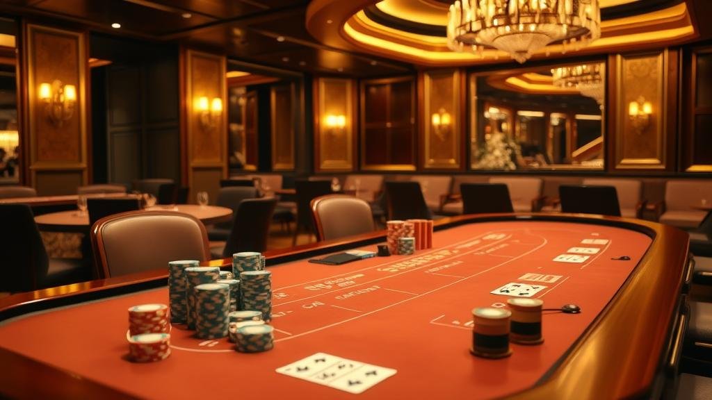 หน้าจอแท็บเล็ตแสดงโต๊ะบาคาร่าสดหลายโต๊ะ พร้อมฟีเจอร์บีบคาร์ด