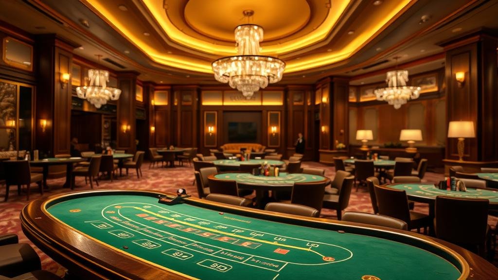 หน้าจอแท็บเล็ตแสดงเกมบาคาร่า BBIN