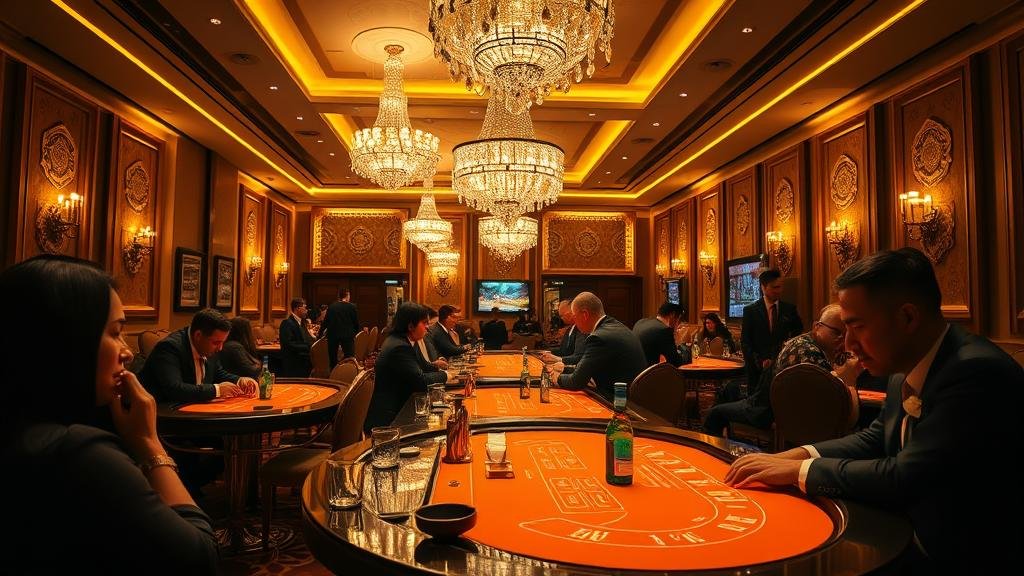 หน้าจอแสดงผลสถิติและเค้าไพ่บาคาร่า