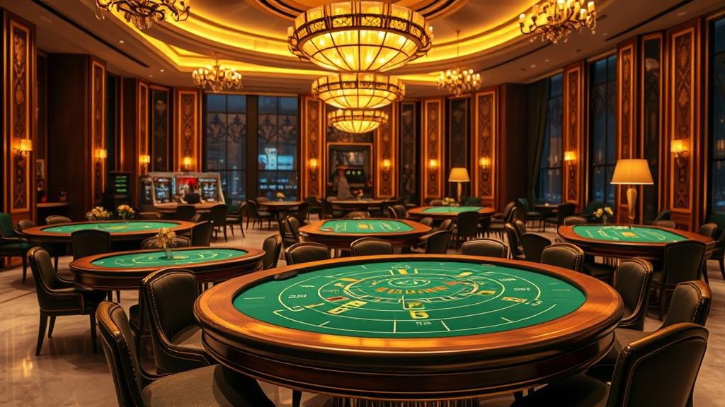 หน้าจอเปรียบเทียบห้องบาคาร่าจากผู้ให้บริการชั้นนำ