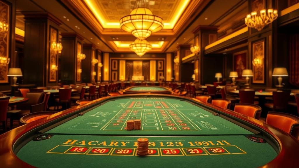 หน้าจอแสดงผลการเลือกห้องบาคาร่า